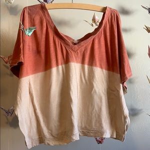 Hippie chic off the shoulder top